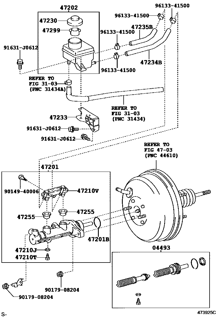 4702 — BRAKE MASTER CYLINDER