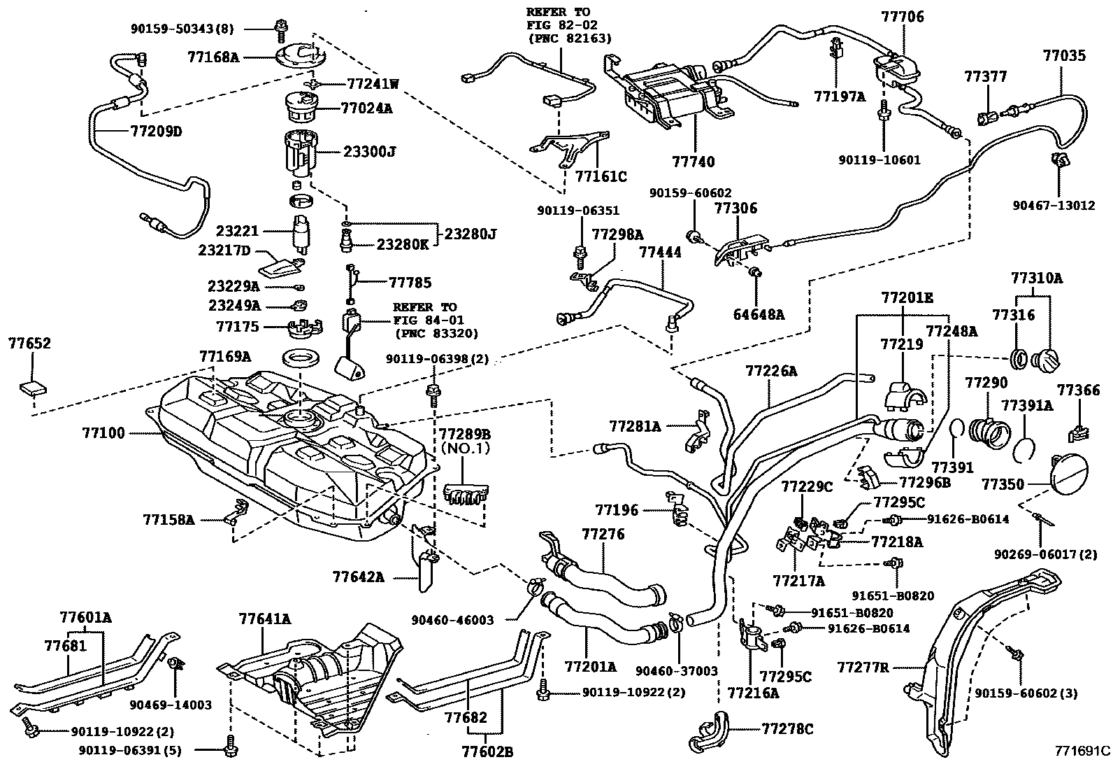7701 — FUEL TANK & TUBE