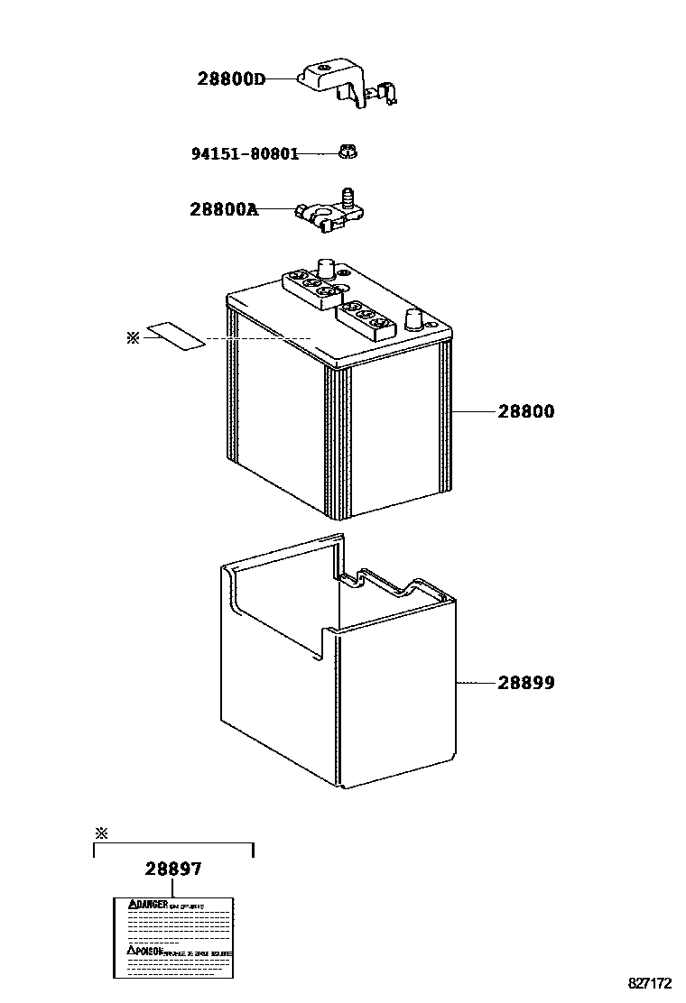 8201 — BATTERY & BATTERY CABLE