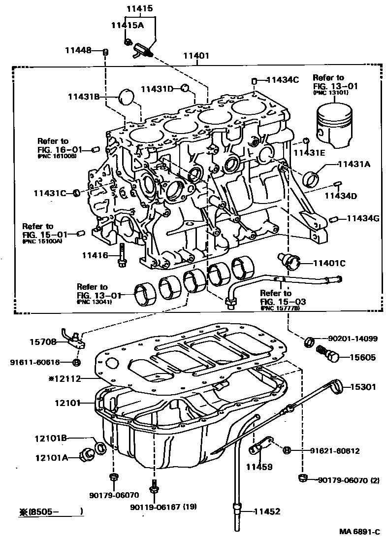 1105 — CYLINDER BLOCK