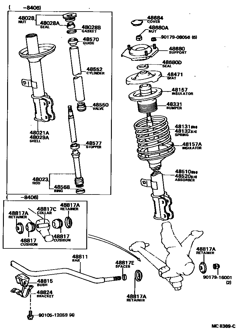 4803 — FRONT SPRING & SHOCK ABSORBER