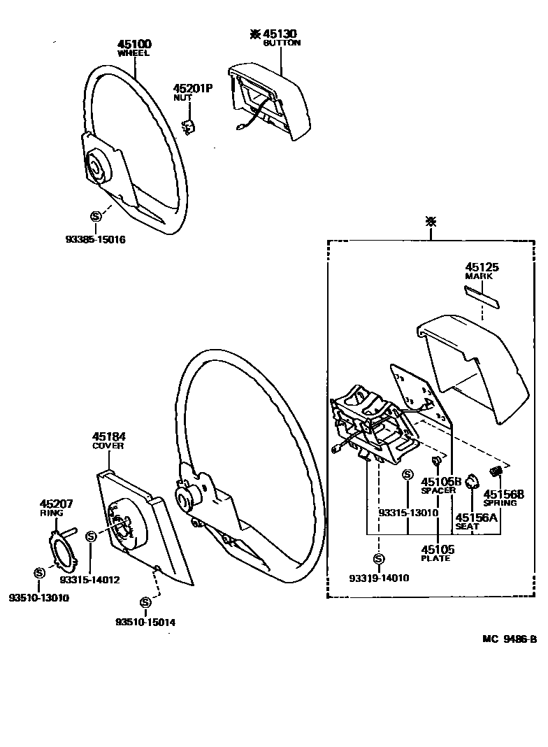 4504 — STEERING WHEEL
