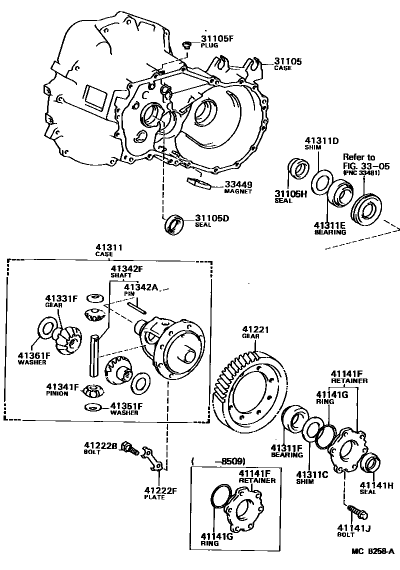 4301 — FRONT AXLE HOUSING & DIFFERENTIAL