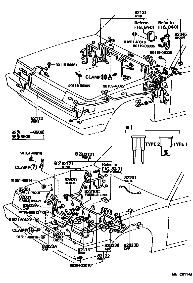 8202 — WIRING & CLAMP