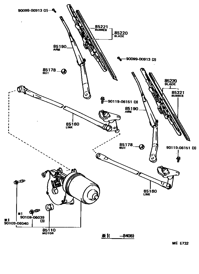 8501 — WINDSHIELD WIPER
