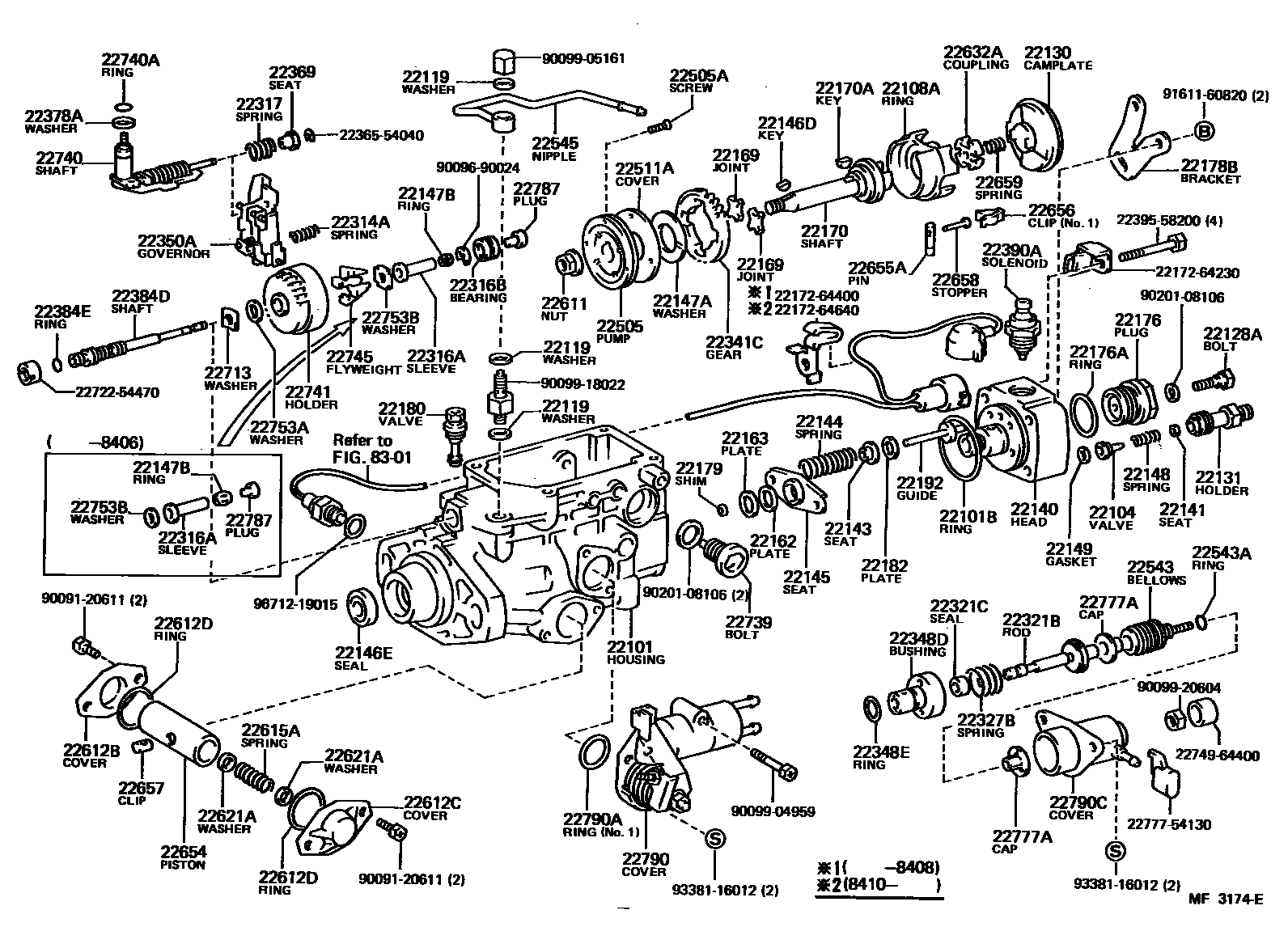 2203 — INJECTION PUMP BODY