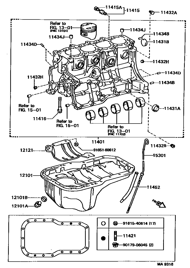 1105 — CYLINDER BLOCK