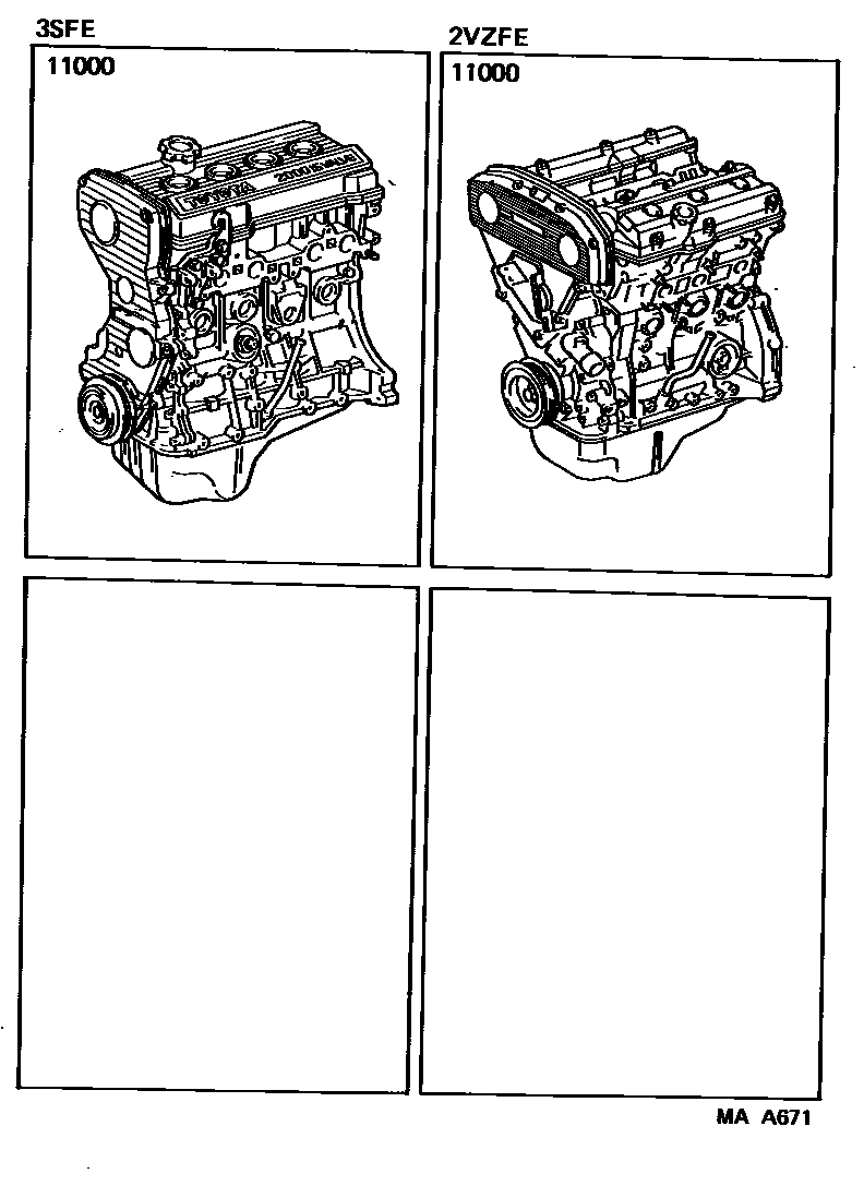 1101 — PARTIAL ENGINE ASSEMBLY