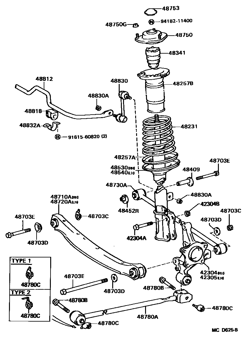 4804 — REAR SPRING & SHOCK ABSORBER