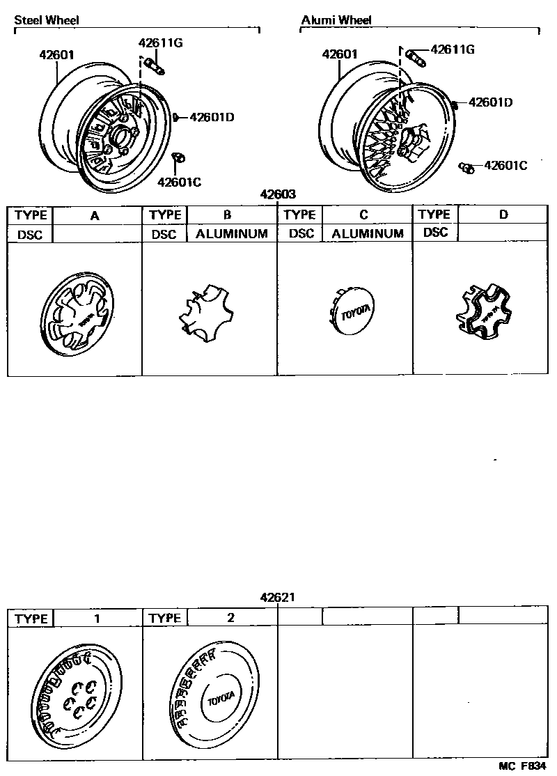 4103 — DISC WHEEL & WHEEL CAP