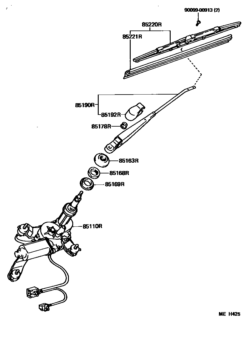 8502 — REAR WIPER