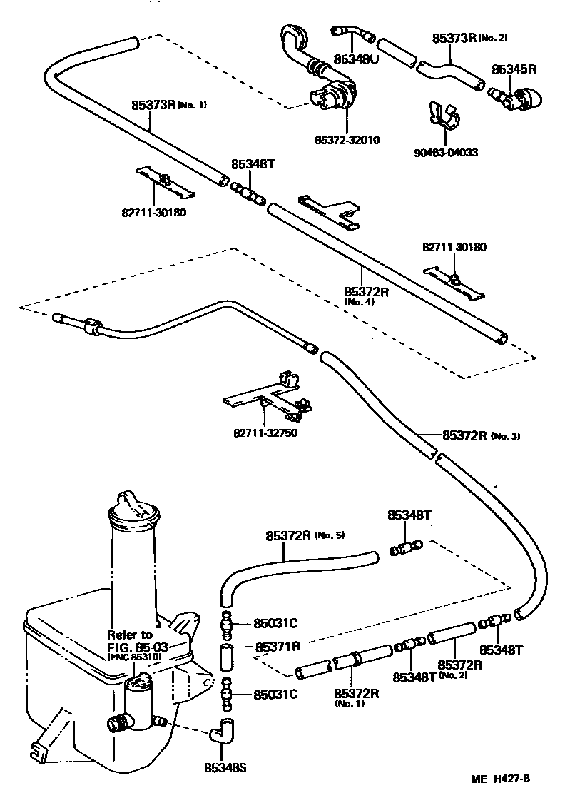 8504 — REAR WASHER