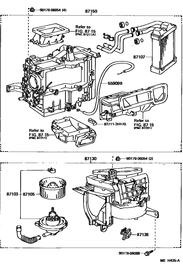 8712 — HEATING & AIR CONDITIONING - HEATER UNIT & BLOWER