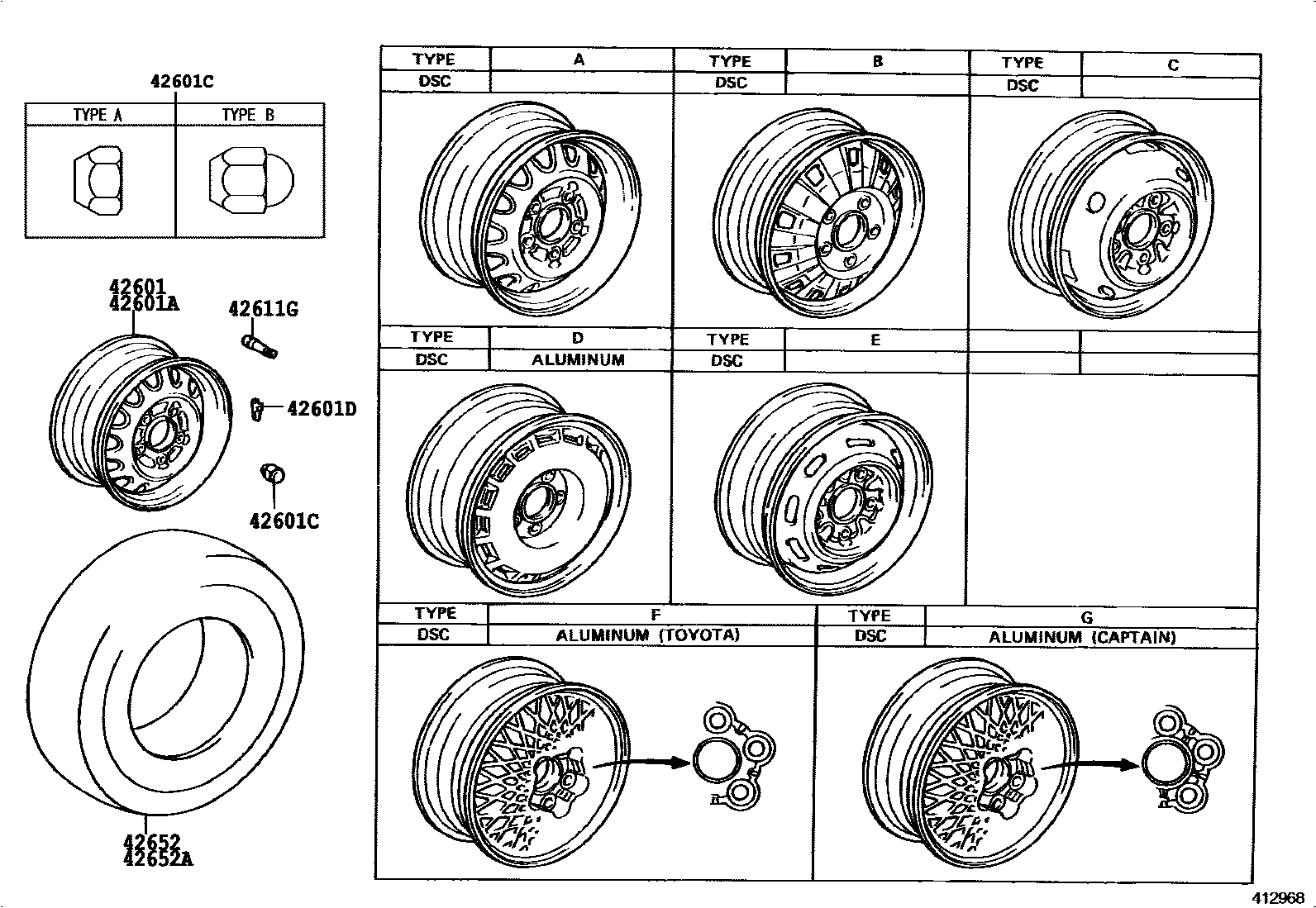 4103 — DISC WHEEL & WHEEL CAP