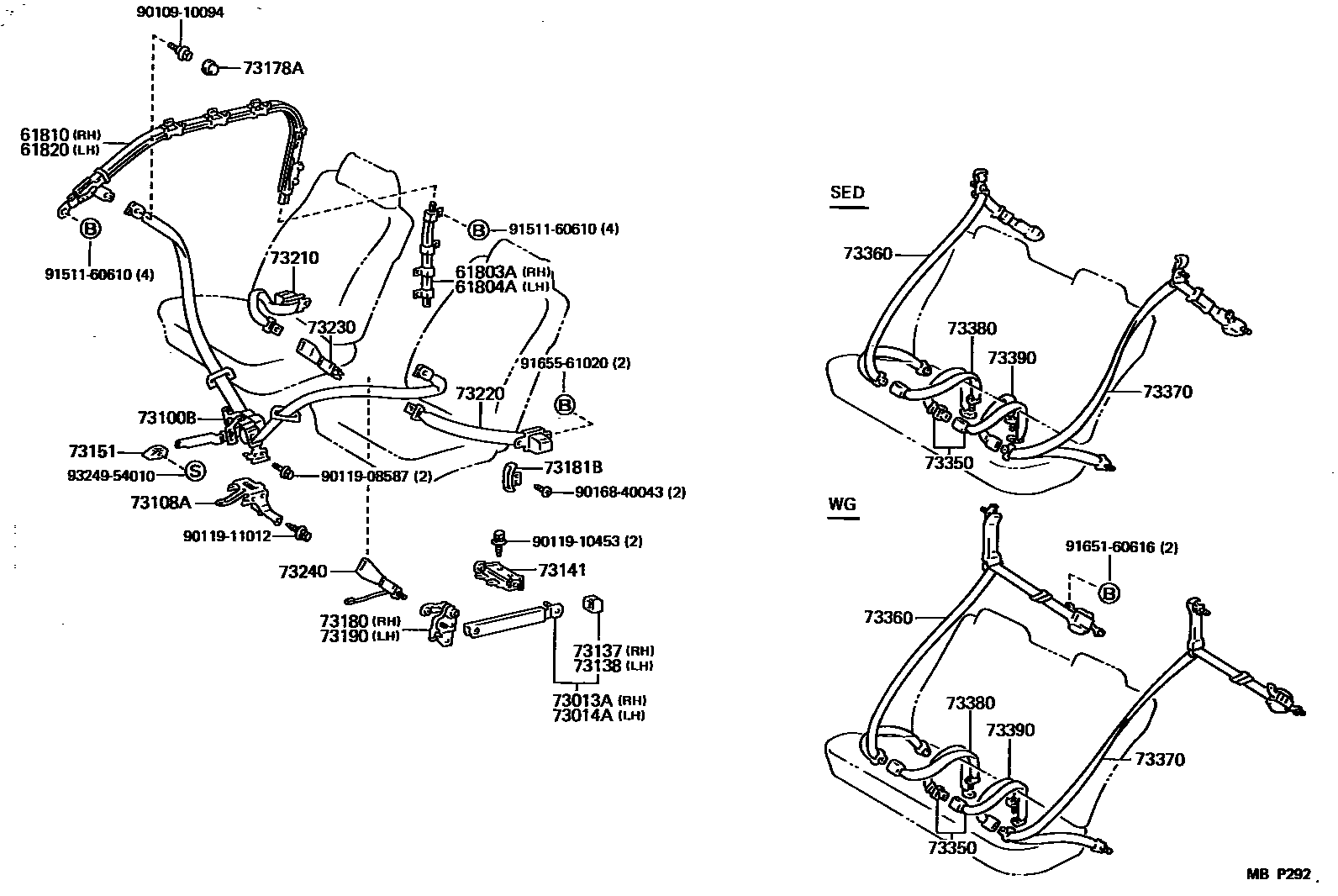 7104 — SEAT BELT & CHILD RESTRAINT SEAT