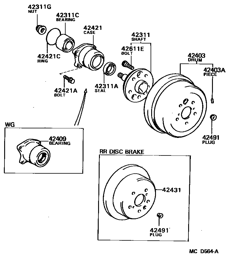 4102 — REAR AXLE SHAFT & HUB