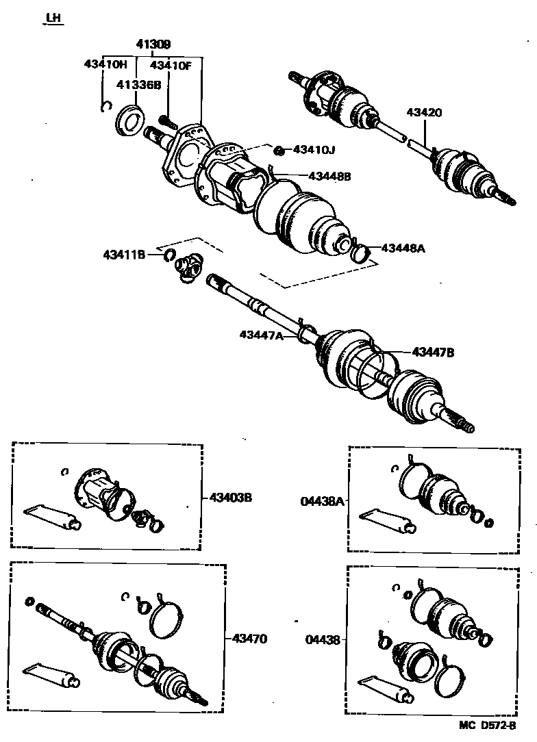 4302 — FRONT DRIVE SHAFT