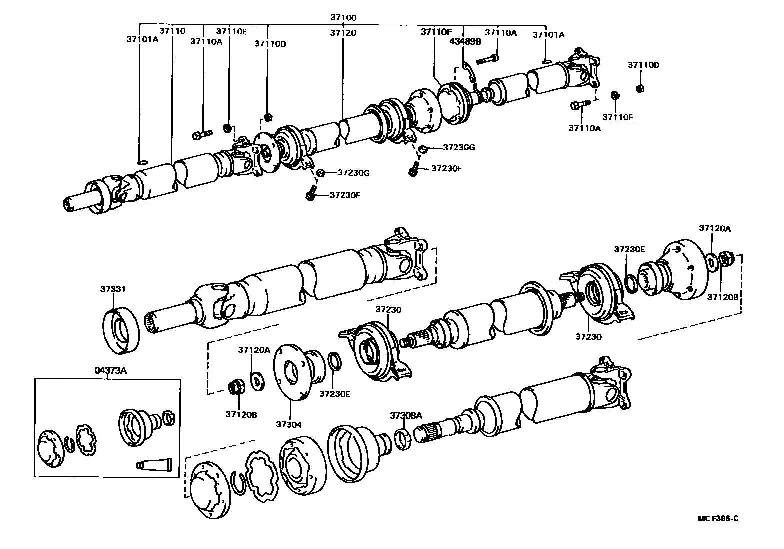 3701 — PROPELLER SHAFT & UNIVERSAL JOINT
