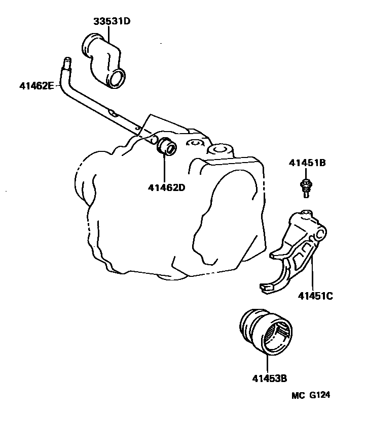 3611 — TRANSFER LEVER & SHIFT ROD