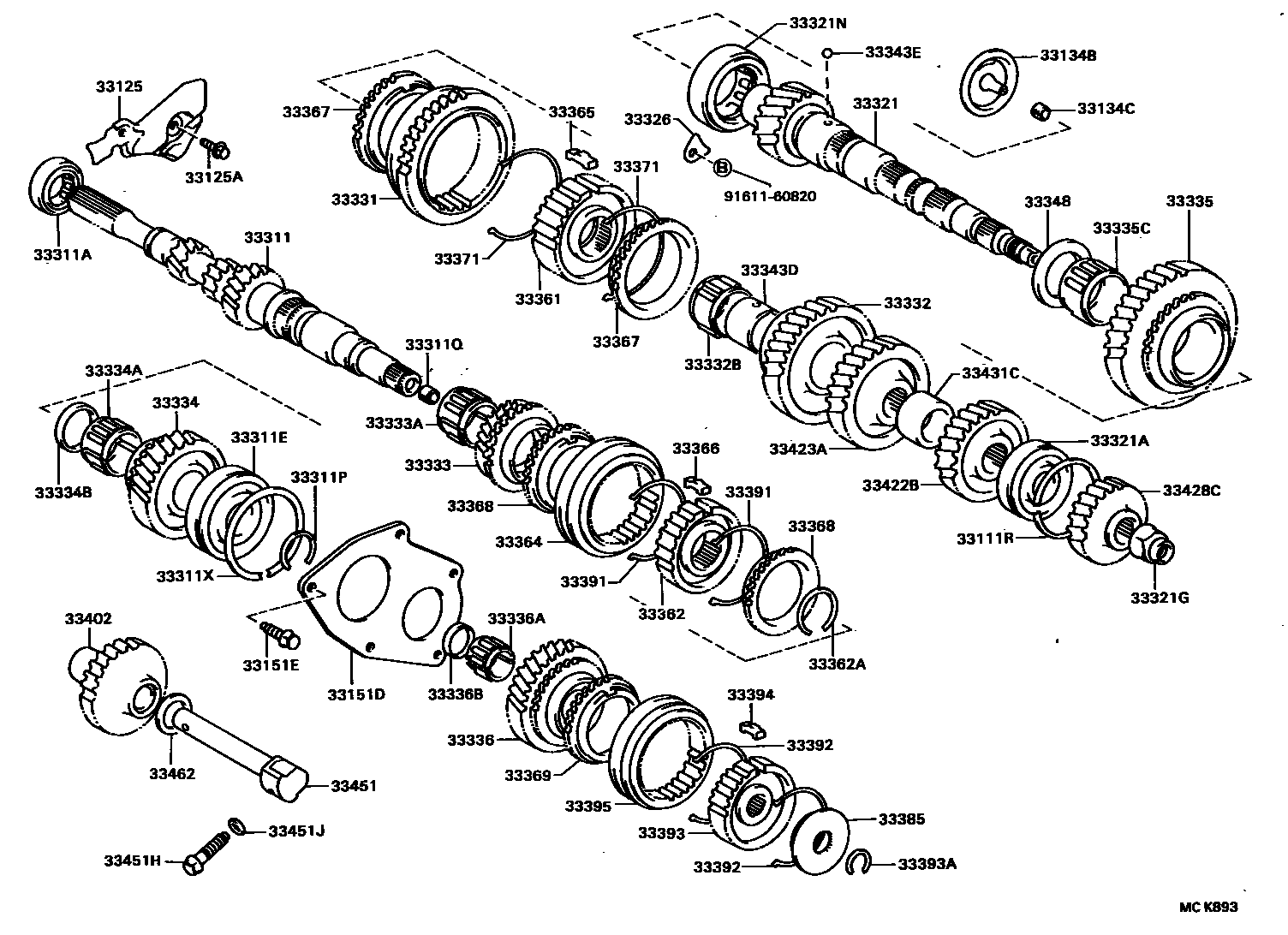 3305 — TRANSMISSION GEAR (MTM)