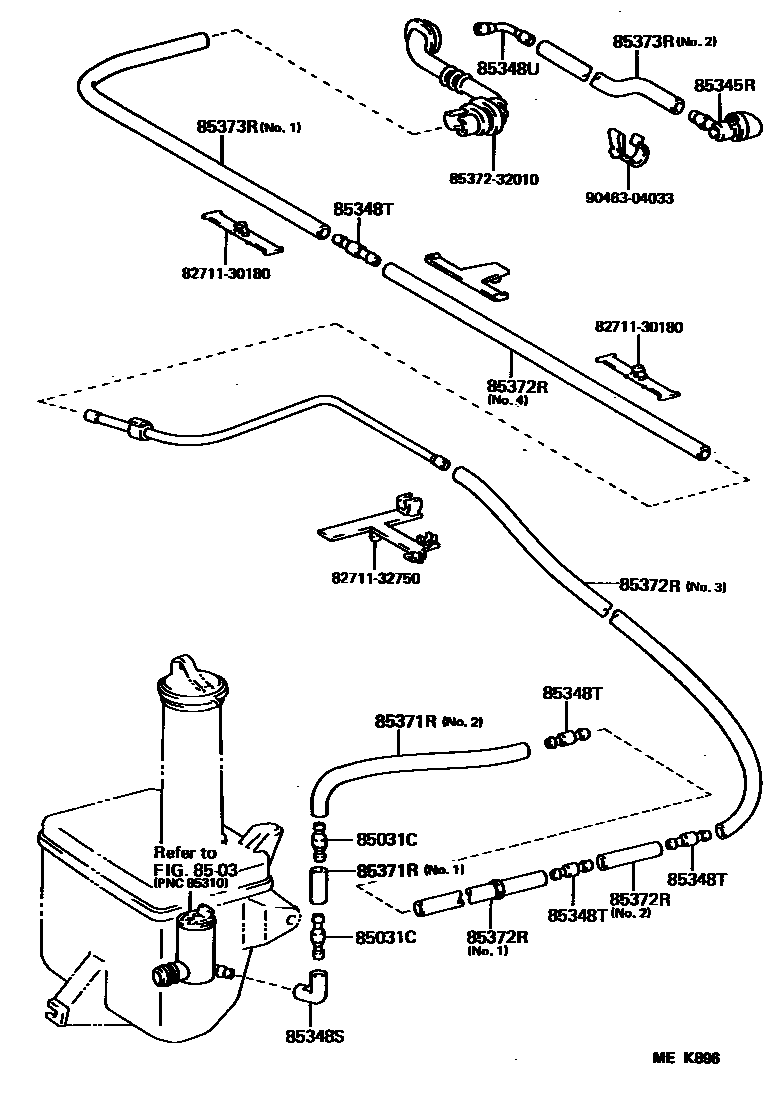 8504 — REAR WASHER