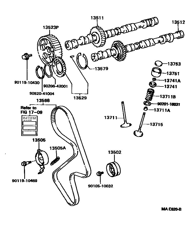 1302 — CAMSHAFT & VALVE