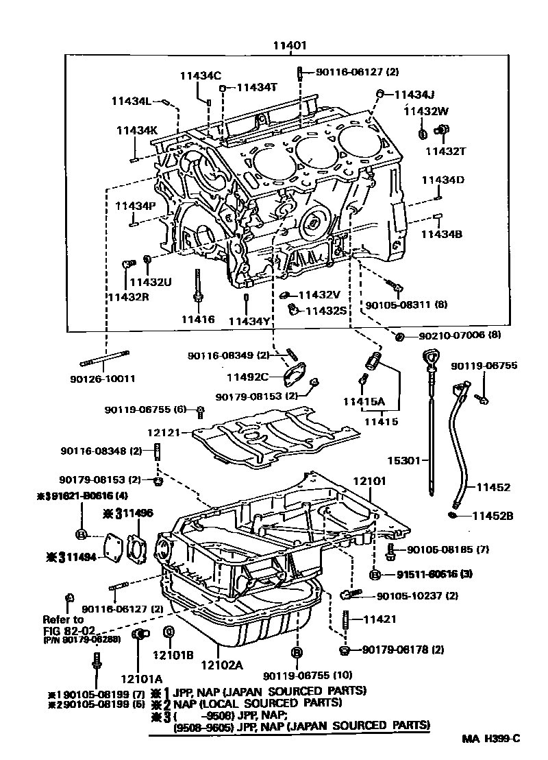 1105 — CYLINDER BLOCK
