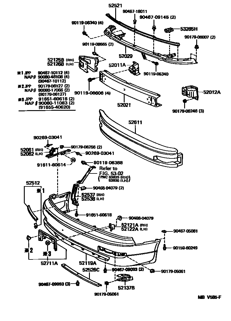 5201 — FRONT BUMPER & BUMPER STAY