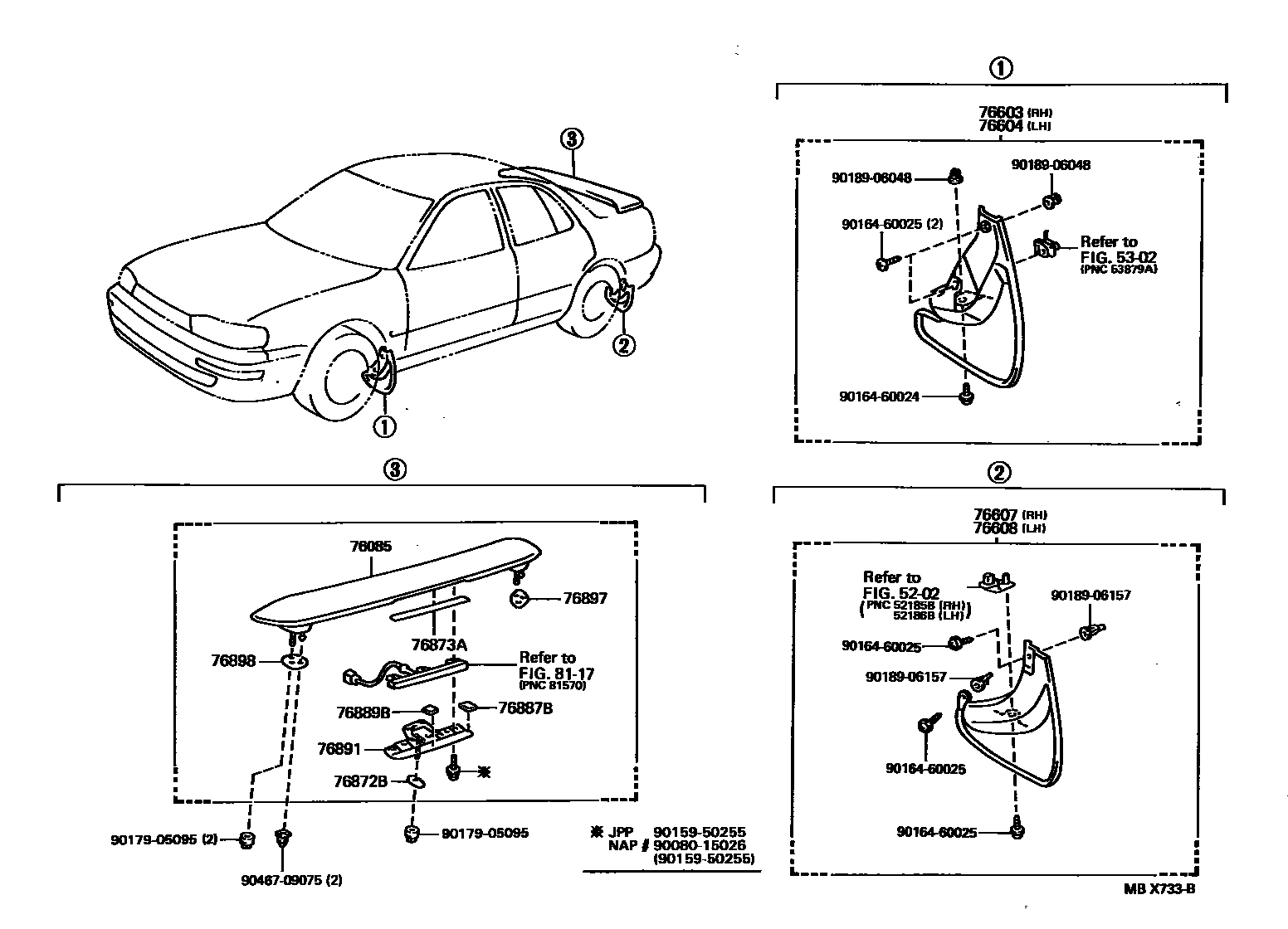 7601 — MUDGUARD & SPOILER