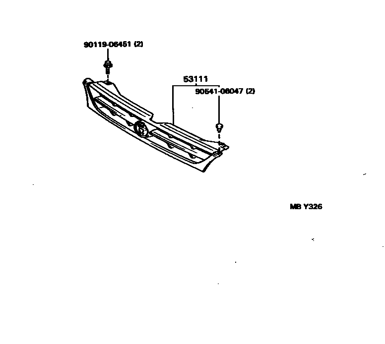 5301 — RADIATOR GRILLE