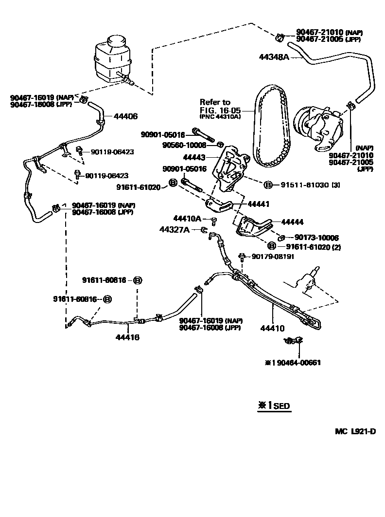 4503 — POWER STEERING TUBE