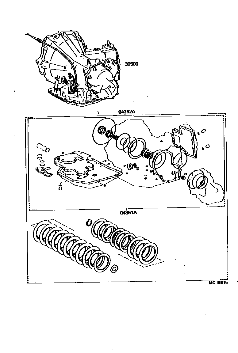 3501 — TRANSAXLE OR TRANSMISSION ASSY & GASKET KIT (ATM)