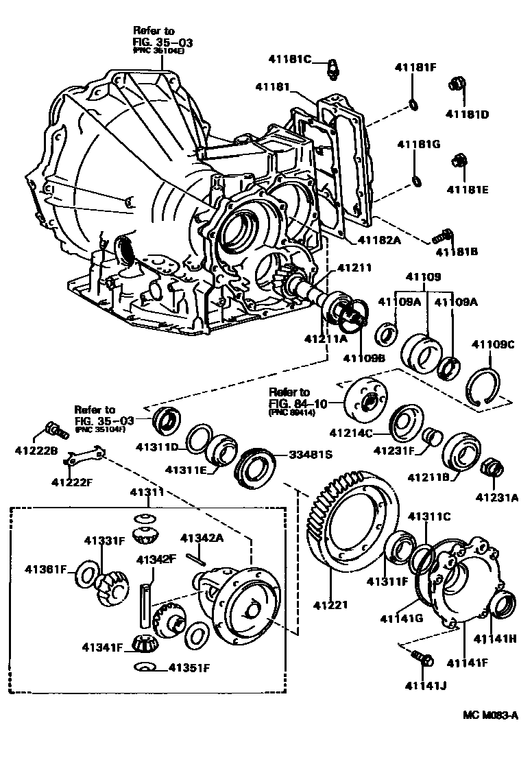 4301 — FRONT AXLE HOUSING & DIFFERENTIAL