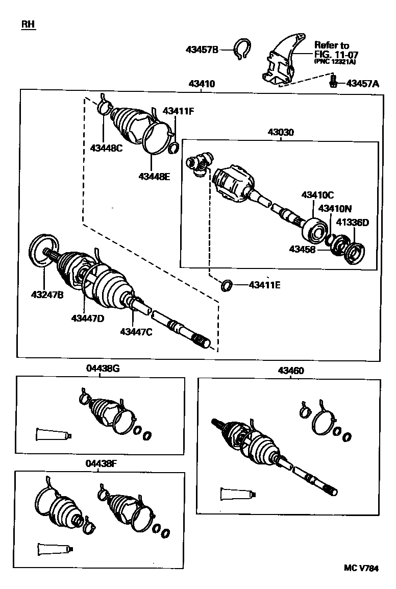 4302 — FRONT DRIVE SHAFT