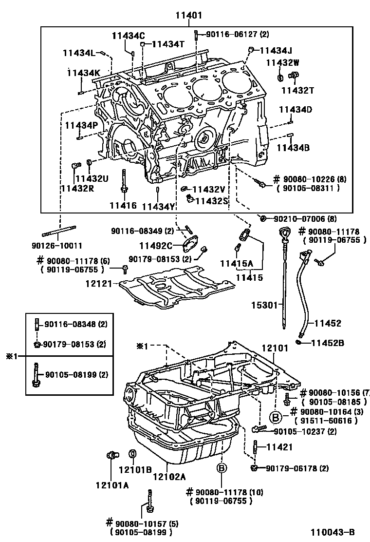1105 — CYLINDER BLOCK