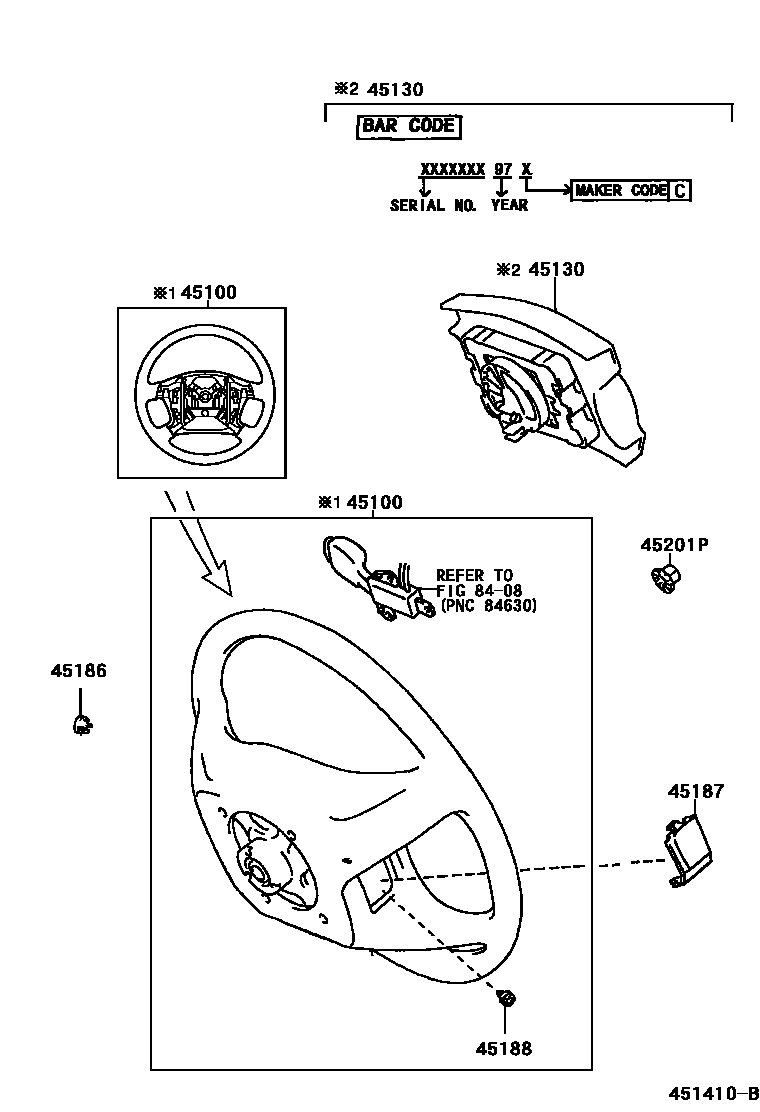 4504 — STEERING WHEEL