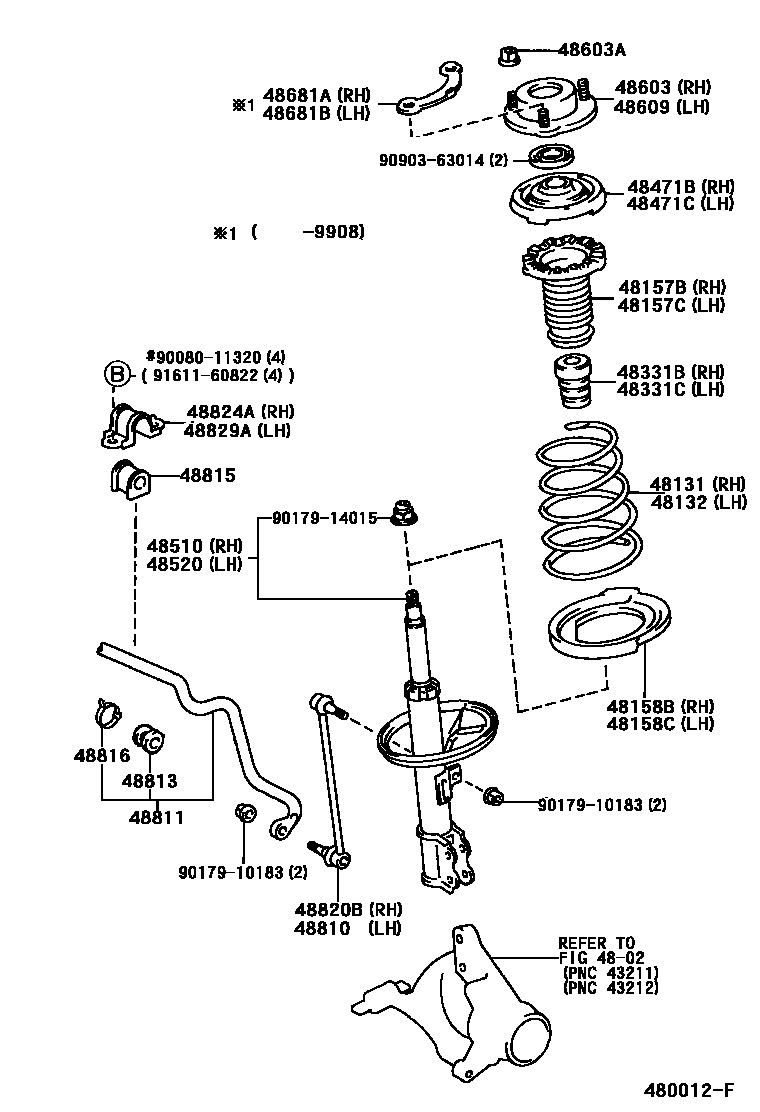 4803 — FRONT SPRING & SHOCK ABSORBER