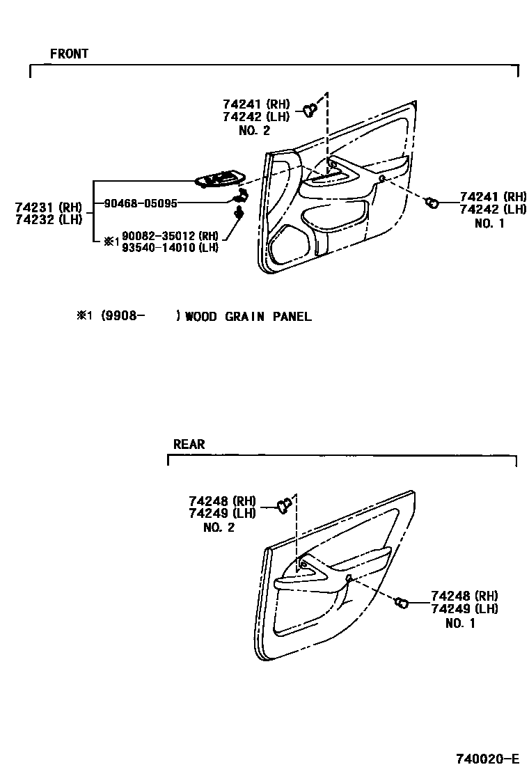 7401 — ARMREST & VISOR