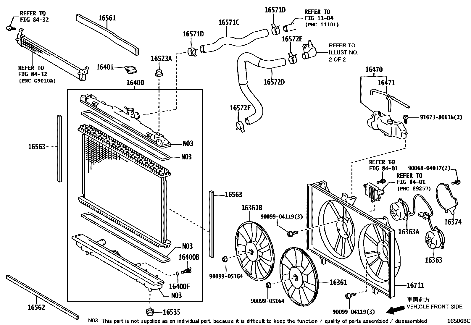 1603 — RADIATOR & WATER OUTLET
