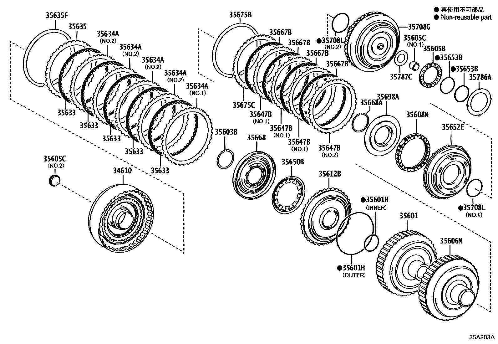 3507 — BRAKE BAND & MULTIPLE DISC CLUTCH (ATM)