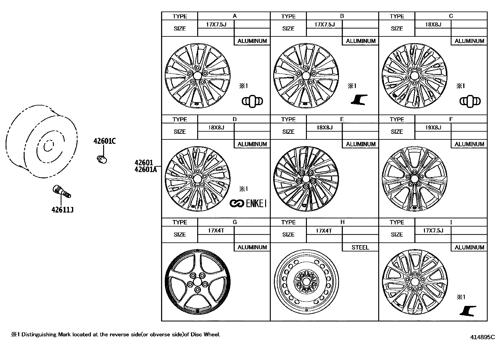 4103 — DISC WHEEL & WHEEL CAP