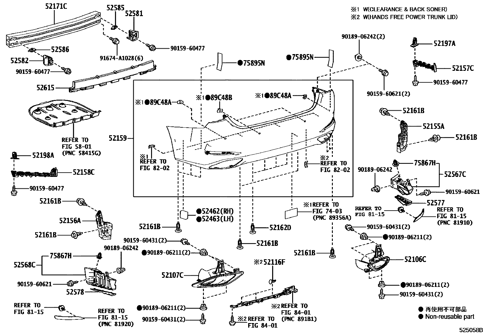 5202 — REAR BUMPER & BUMPER STAY