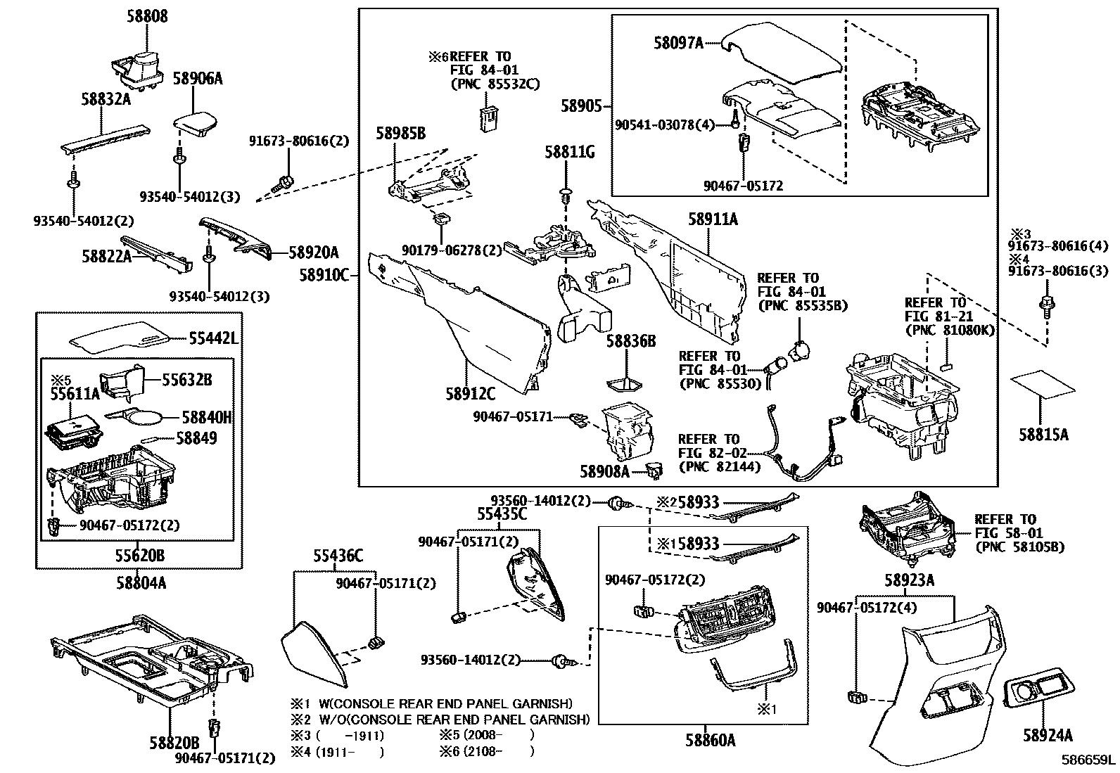 5806 — CONSOLE BOX & BRACKET