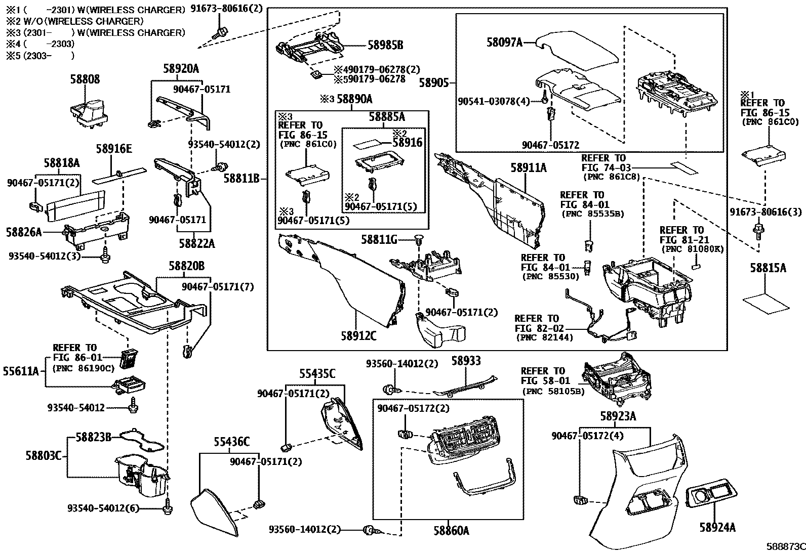 5806 — CONSOLE BOX & BRACKET
