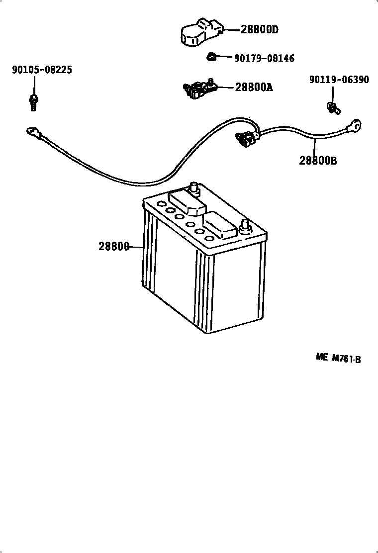 8201 — BATTERY & BATTERY CABLE