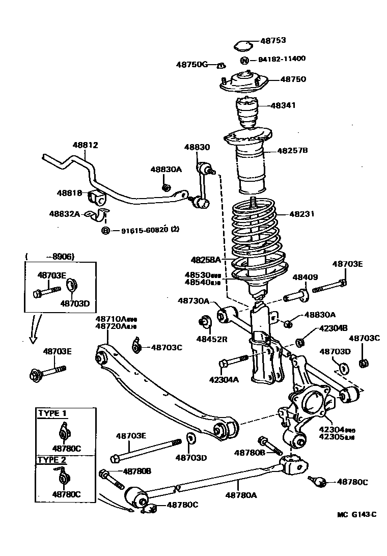 4804 — REAR SPRING & SHOCK ABSORBER