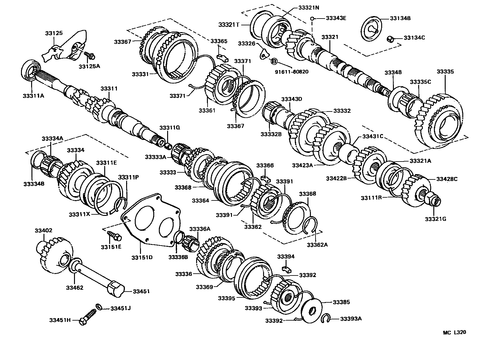 3305 — TRANSMISSION GEAR (MTM)