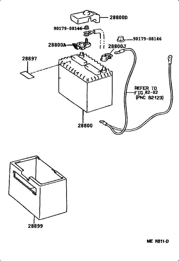 8201 — BATTERY & BATTERY CABLE