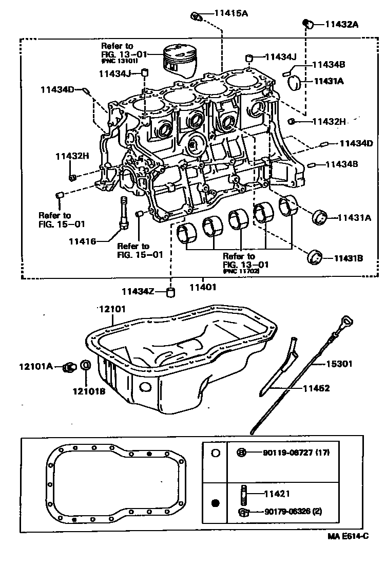 1105 — CYLINDER BLOCK