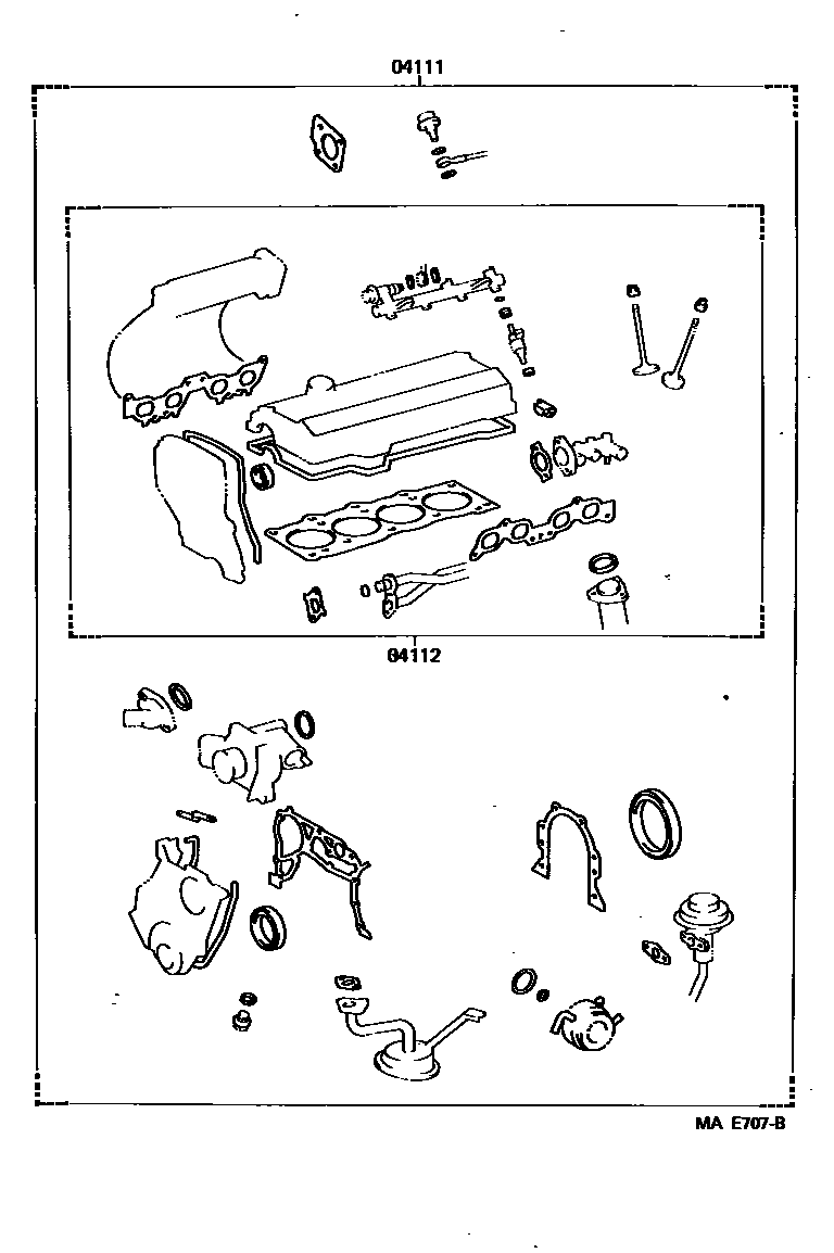 1103 — ENGINE OVERHAUL GASKET KIT